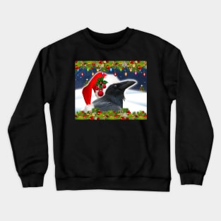 CHRISTMAS SANTA RAVEN FUN!;) Crewneck Sweatshirt